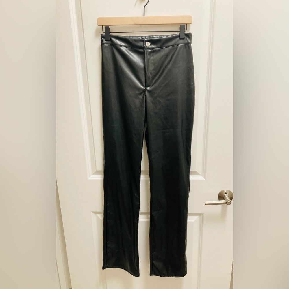 Faux Leather Pants
